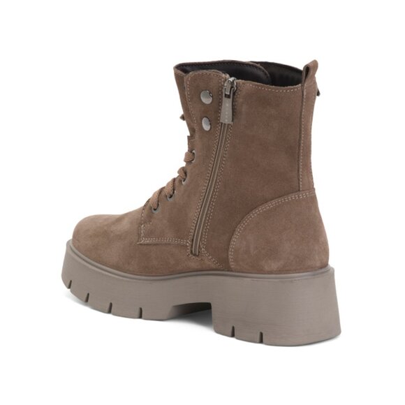 IGI&CO Brown Made In Italy Suede Comfort Lace Up Booties - Picture 2 of 2